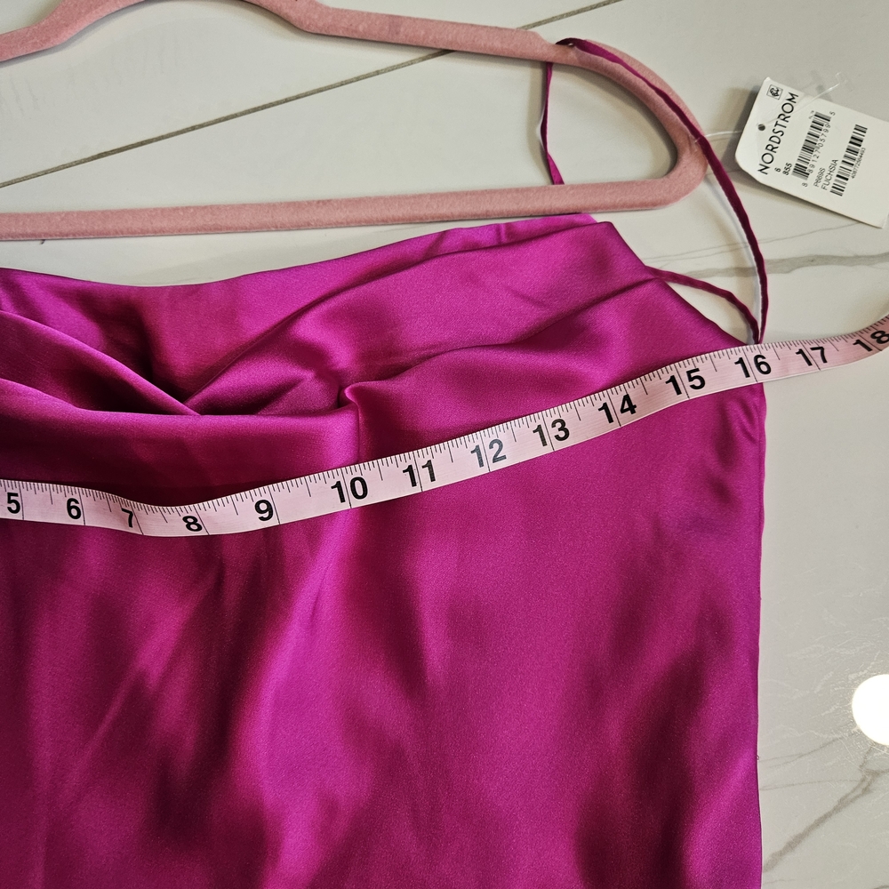 Amsale Strapless Satin Jumpsuit - Picture 11 of 16